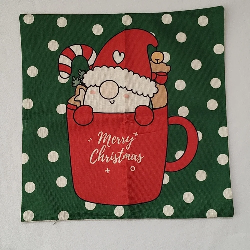 New Christmas Accent Pillow Case SET of 4